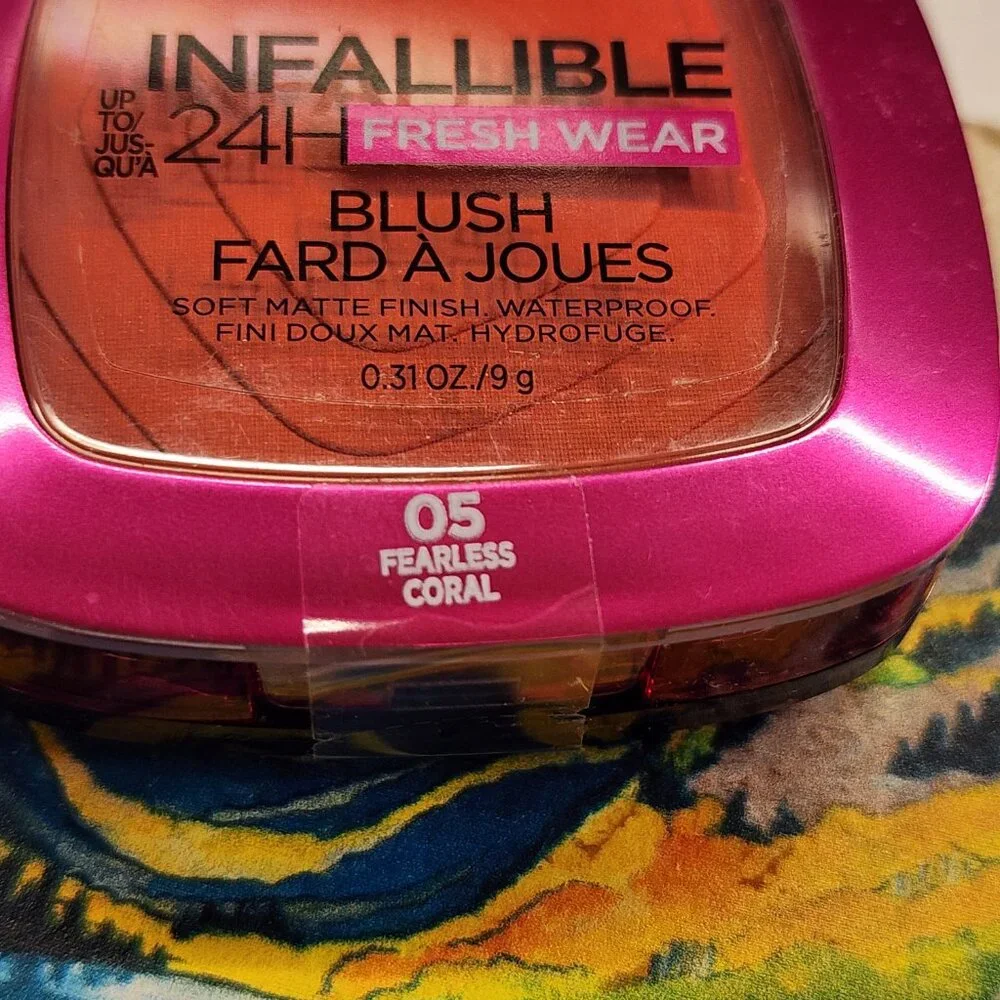 L'Oreal Infallible Up to 24H Fresh Wear Soft Matte Blush - #05 Fearless Coral